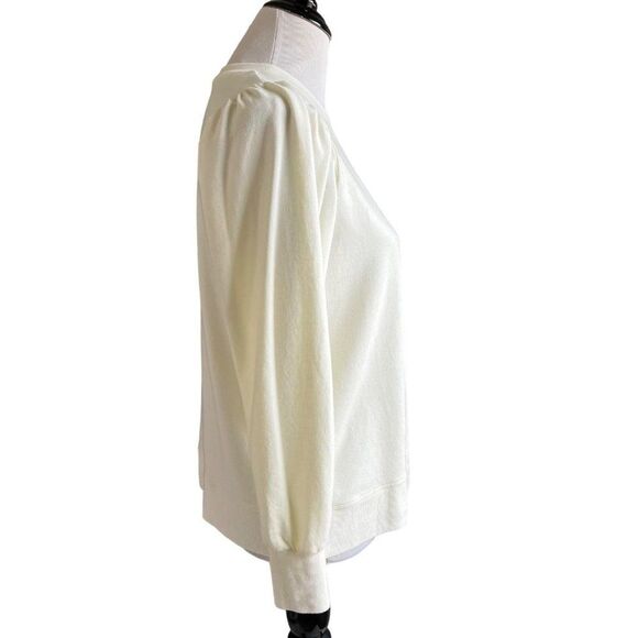 Summersalt The Softest French Terry Puff Sleeve Pullover Size Medium - Picture 3 of 8